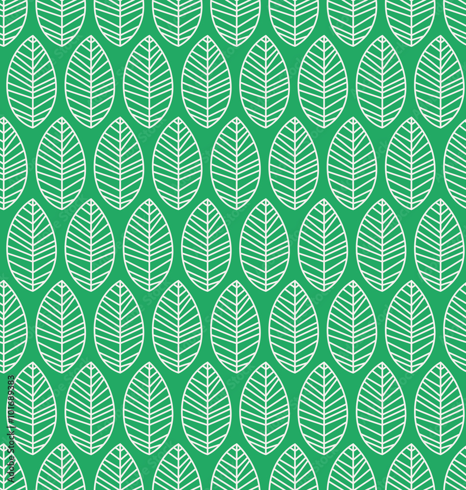 Tapeta seamless pattern with leaves