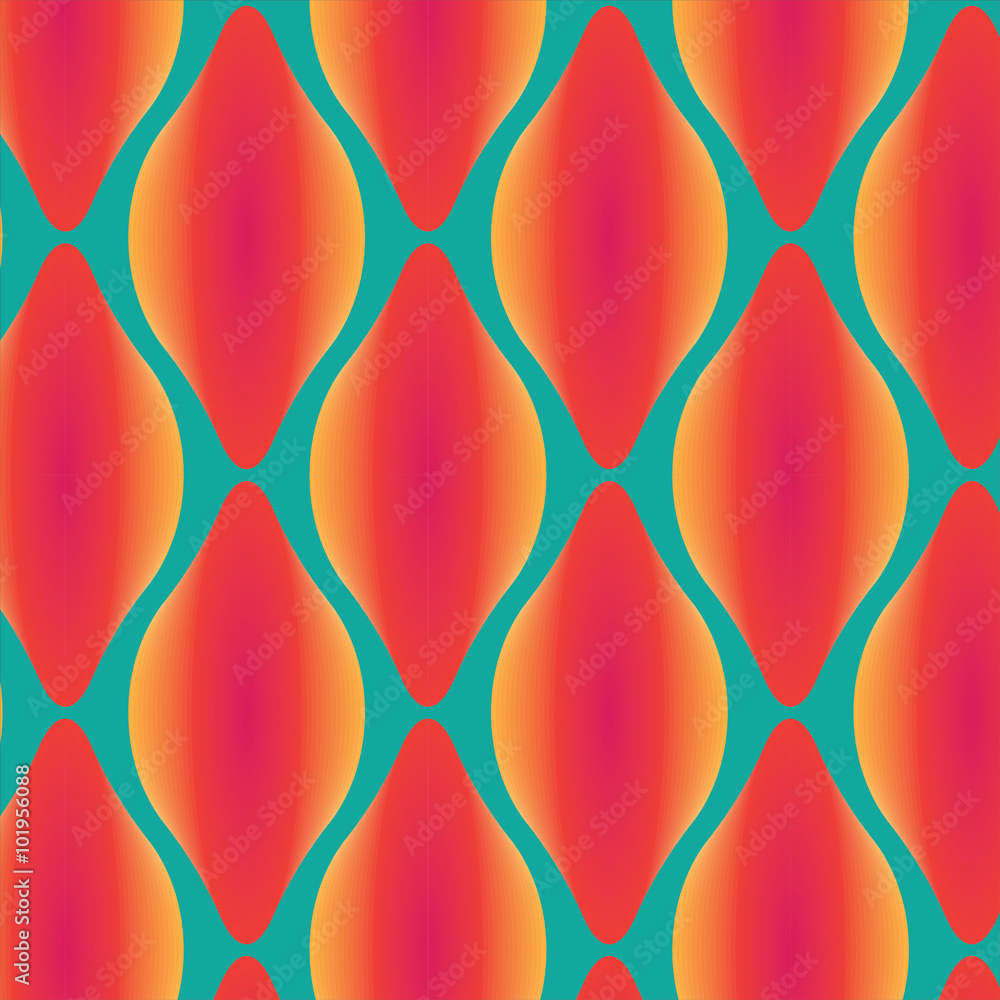 Obraz Pentaptyk vector colorful abstract
