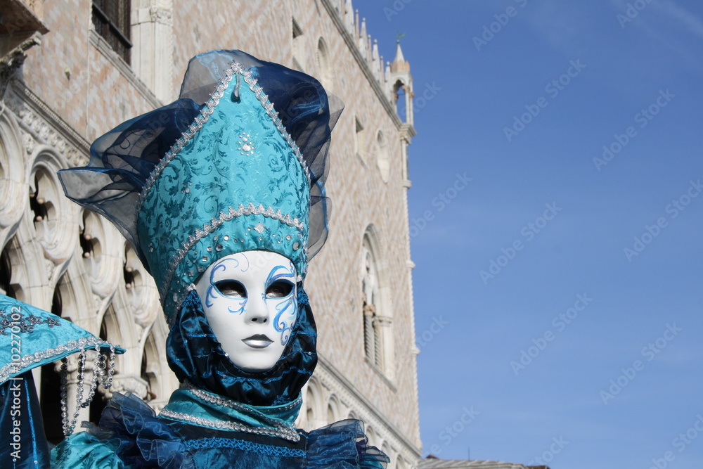 Obraz Kwadryptyk italy, venice. carnival mask