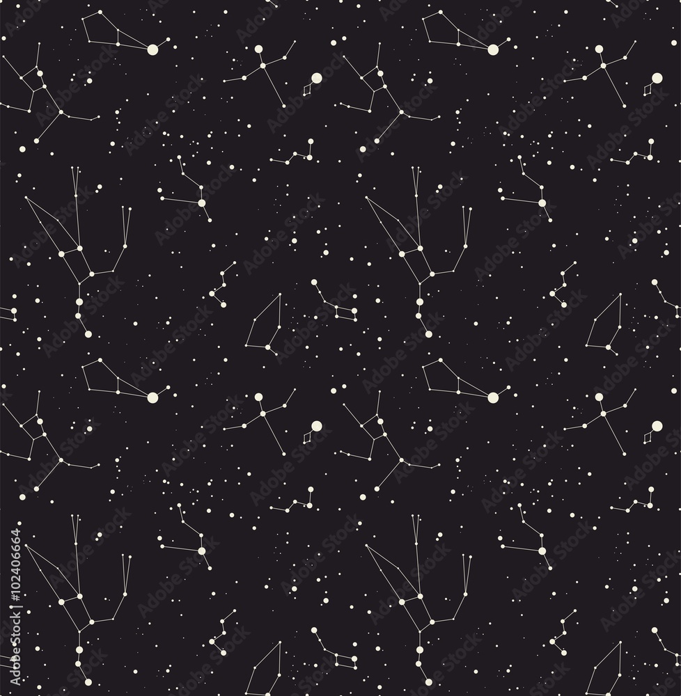 Fototapeta Star constellation vector