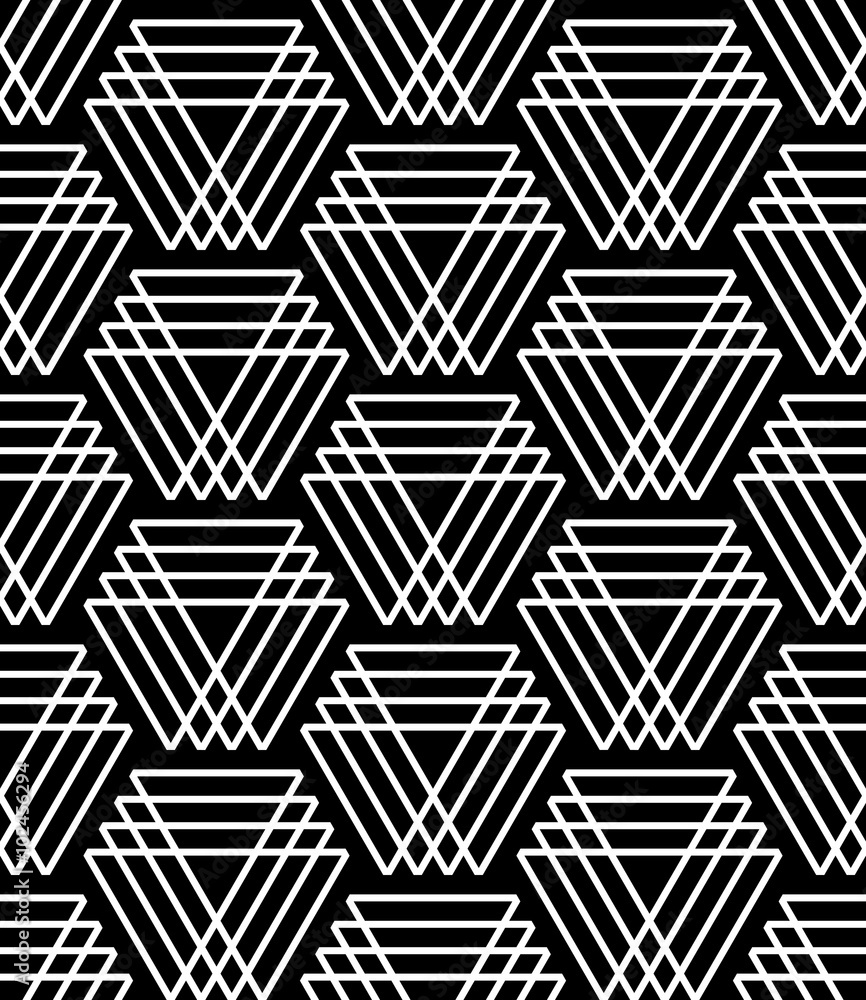 Tapeta Seamless pattern with triangle