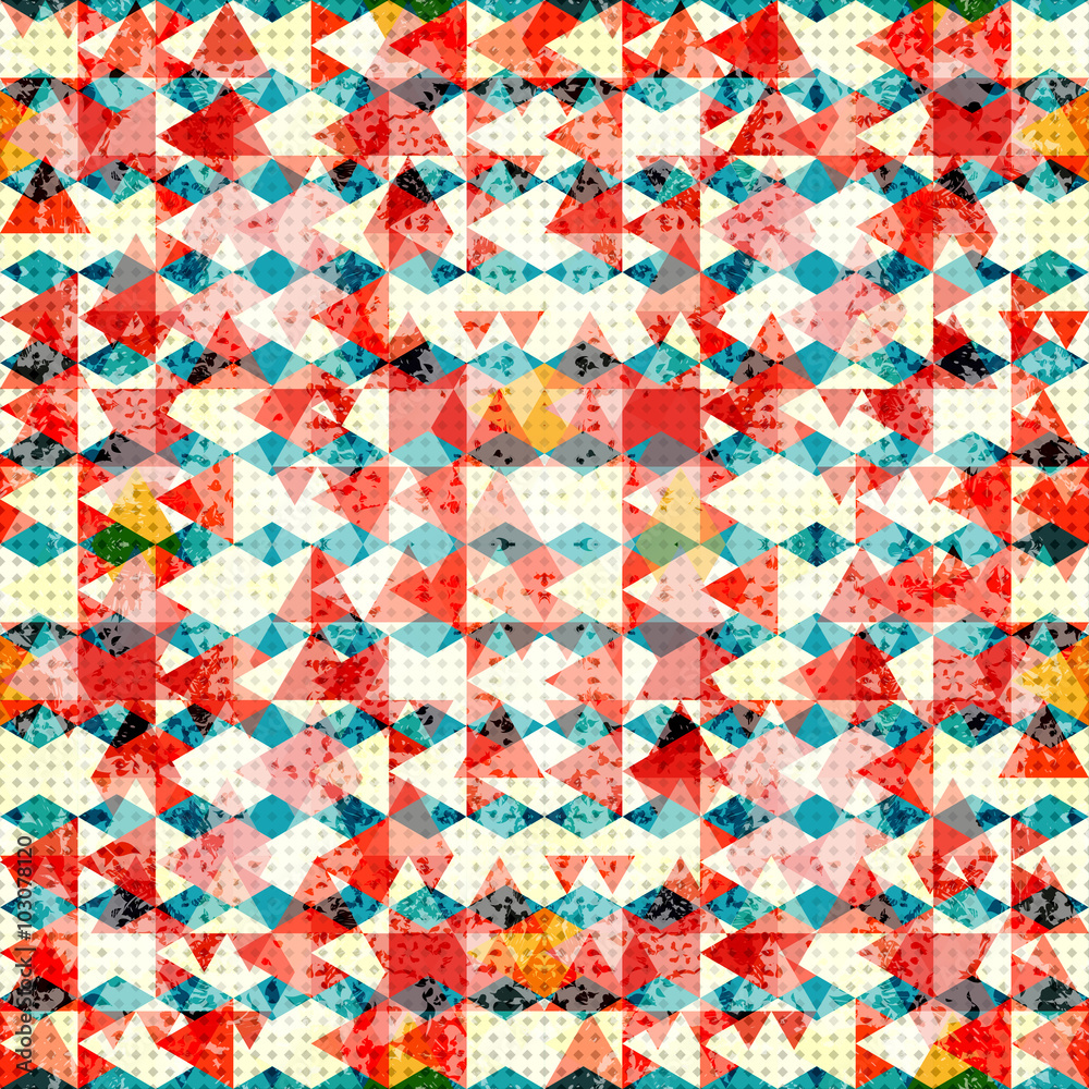 Fototapeta beautiful colored polygons on
