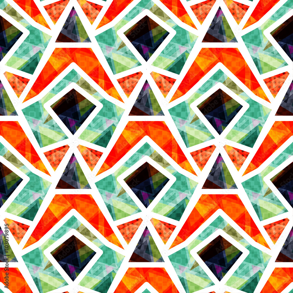 Tapeta beautiful colored polygons