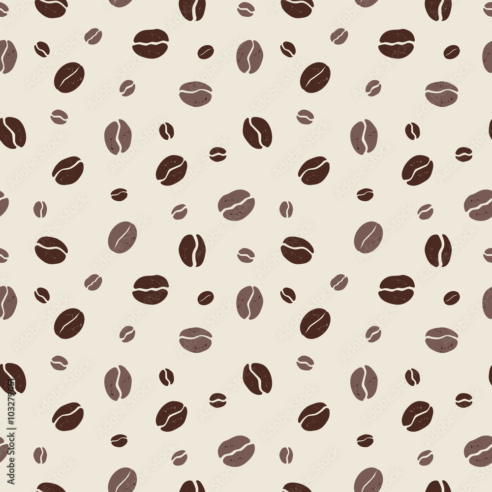 Tapeta coffee beans pattern