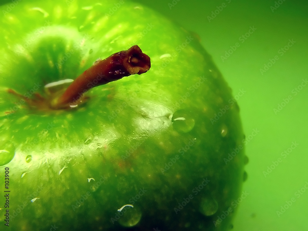 Obraz Tryptyk green apple