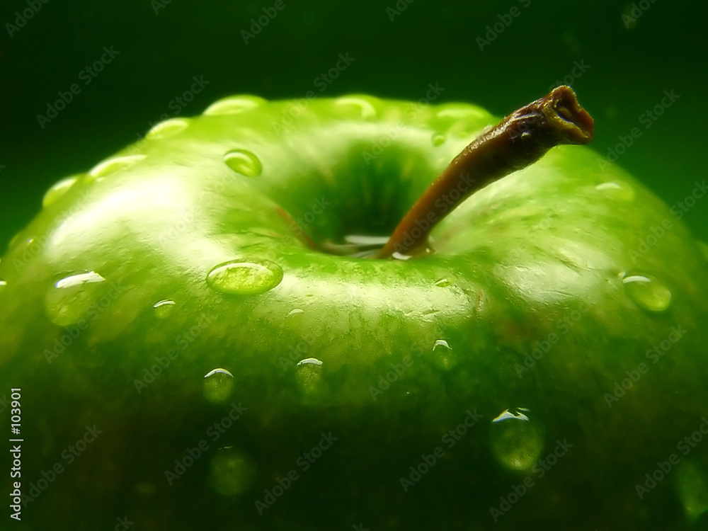 Obraz na płótnie green apple