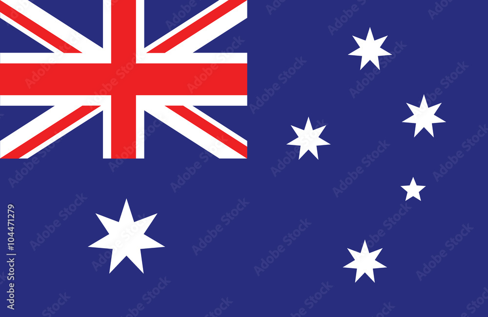 Fototapeta Australian flag.