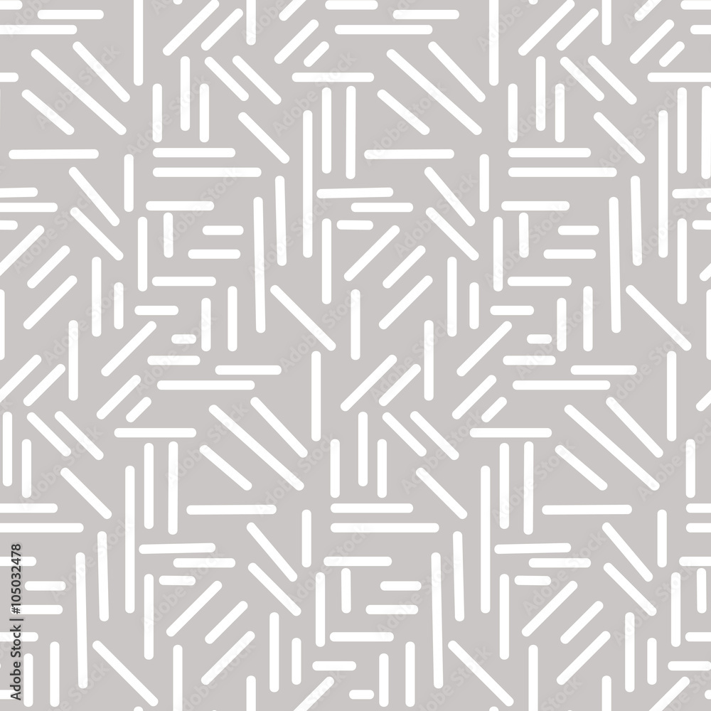 Obraz Pentaptyk Abstract geometric white