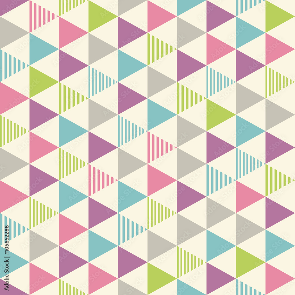 Tapeta Seamless pattern triangle.