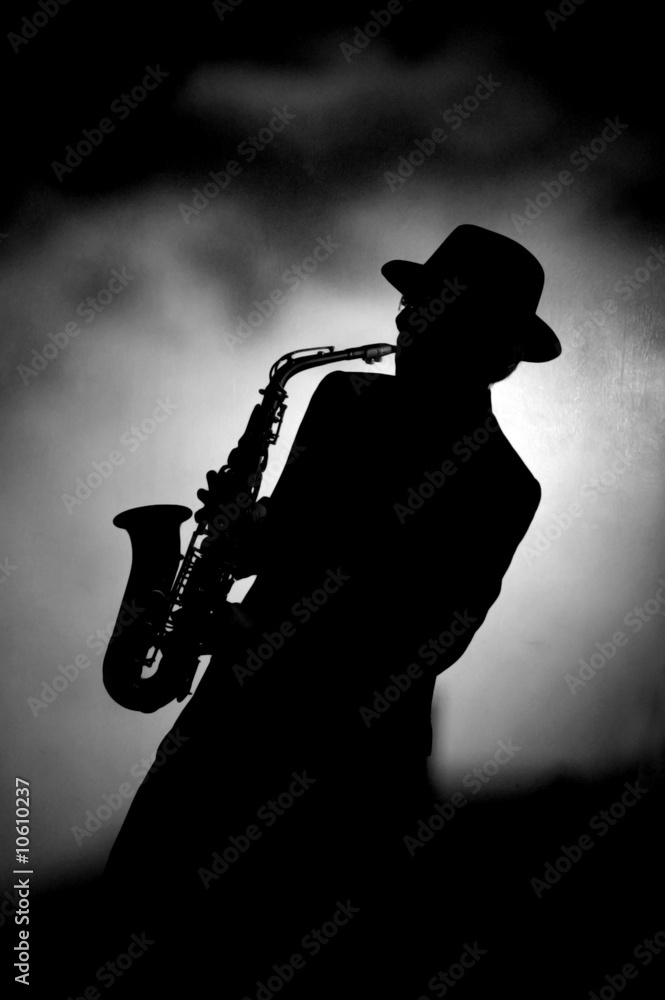 Fototapeta jazz sax