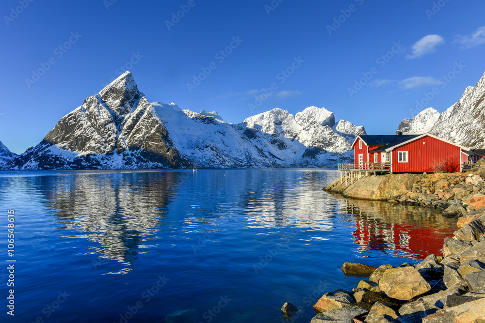 Obraz na płótnie Reine, Lofoten Islands, Norway
