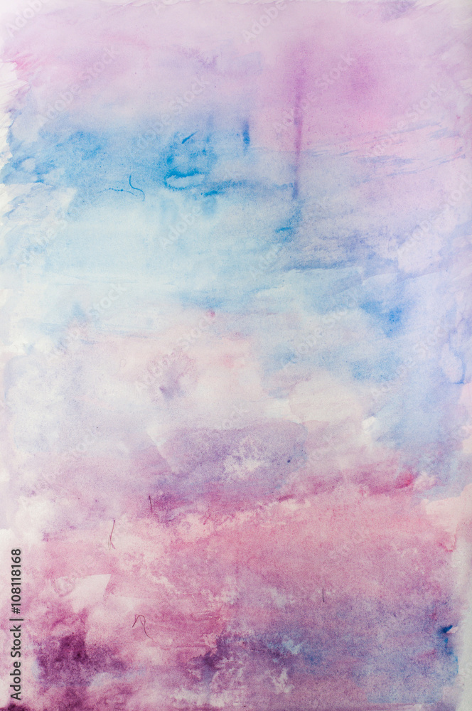 Fototapeta Abstract watercolor background