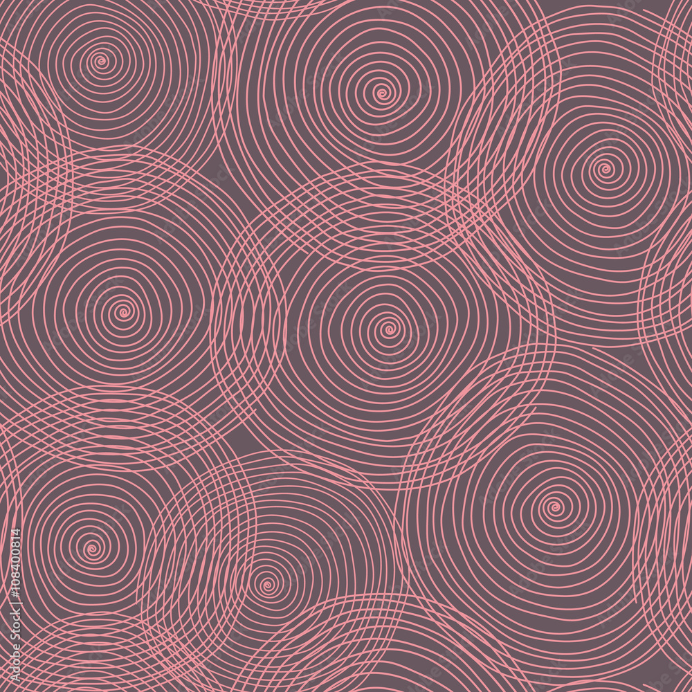 Obraz Pentaptyk colored circle seamless