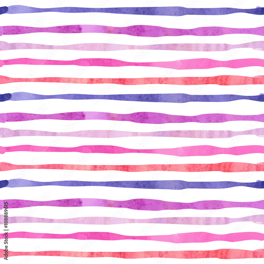 Tapeta Watercolor horizontal stripes