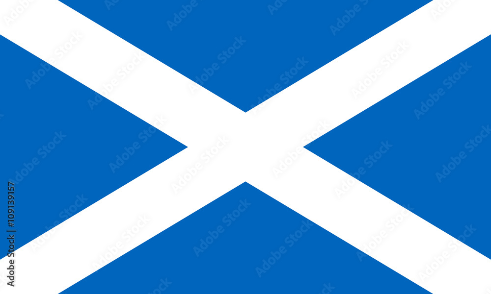 Fototapeta Scotland flag, Bratach na