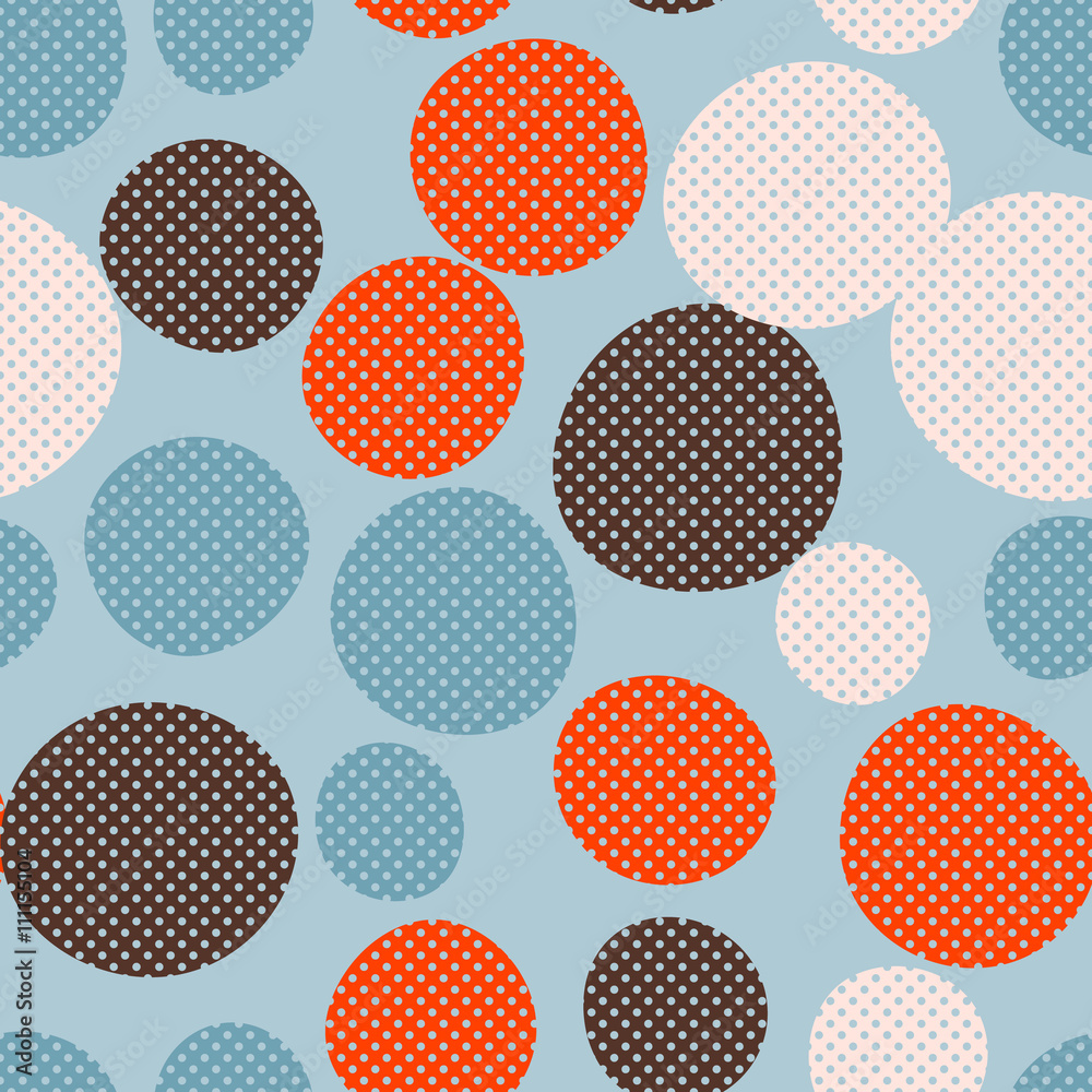 Tapeta Seamless dots pattern