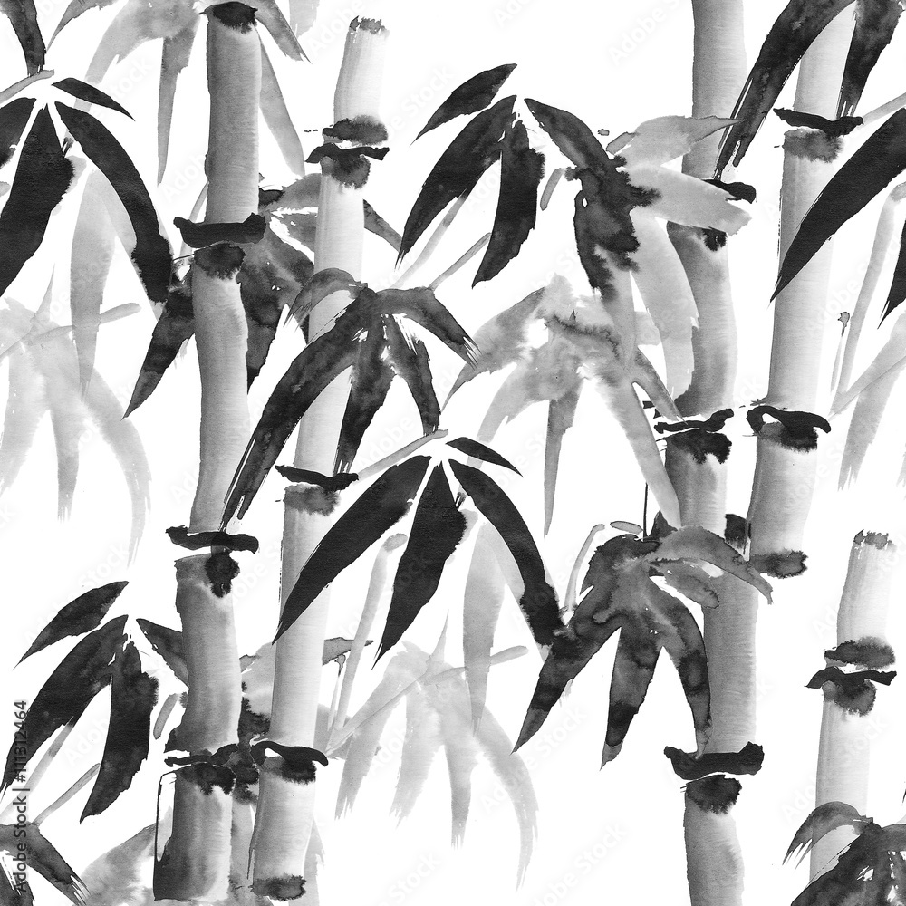 Tapeta bamboo pattern