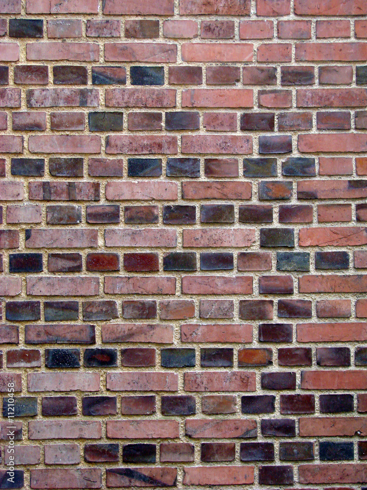 Obraz Pentaptyk Mur de briques
