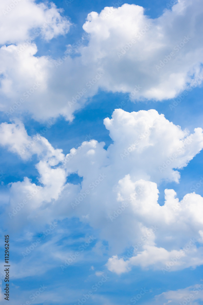Fototapeta clouds in blue sky