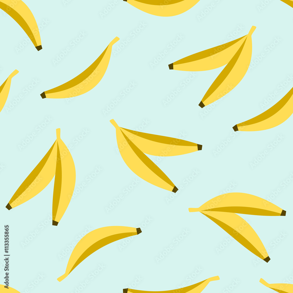 Tapeta Seamless Bananas Pattern
