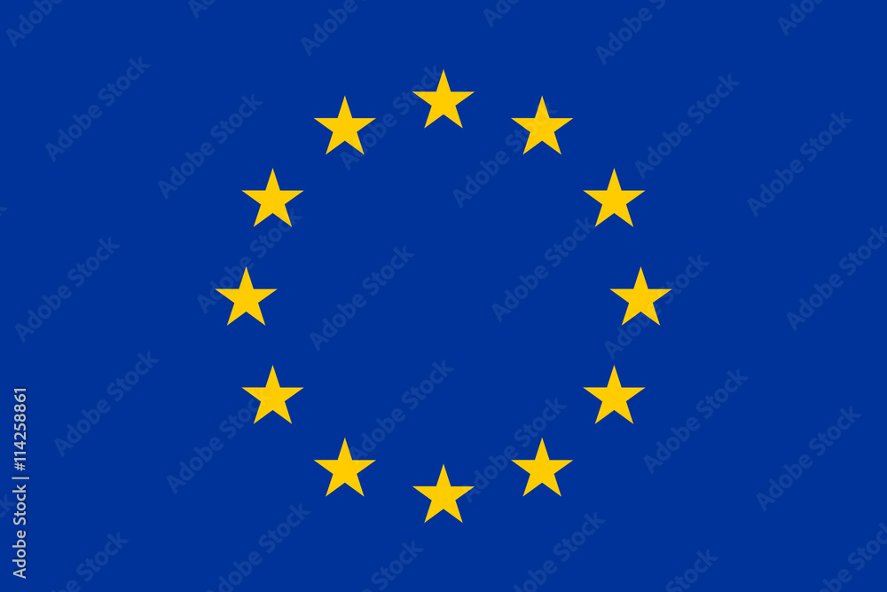 Fototapeta Flag of Europe, European Union