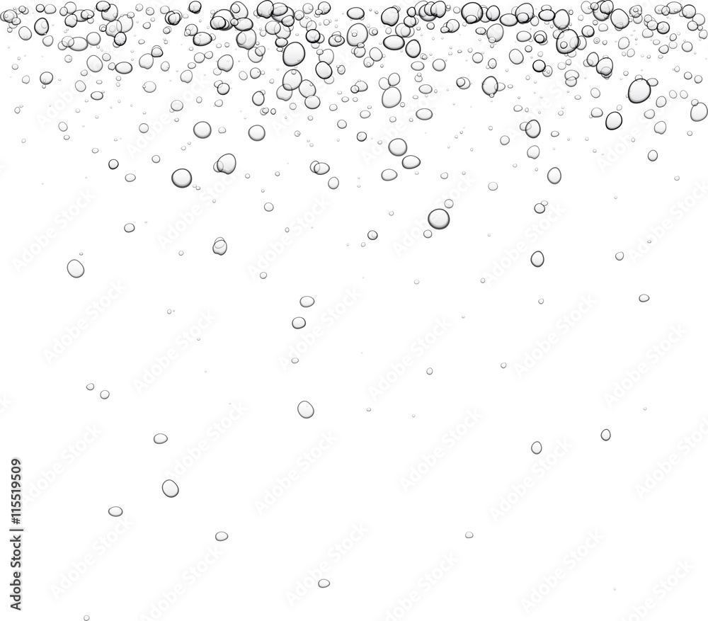 Obraz Tryptyk Background with bubbles.