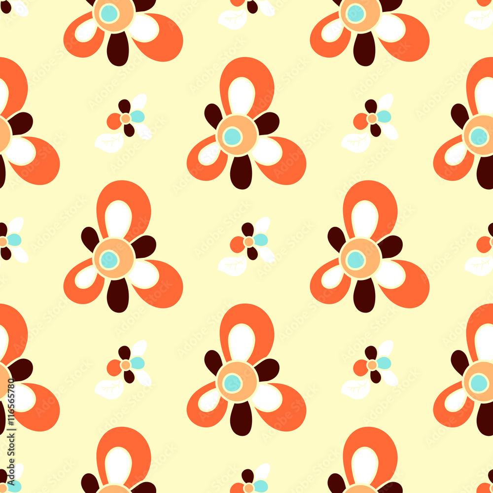 Tapeta Seamless Floral Pattern for