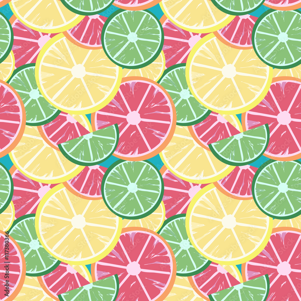 Tapeta grapefruit lime lemon