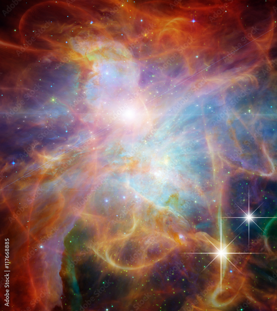 Obraz Kwadryptyk Galactic Space
Elements of
