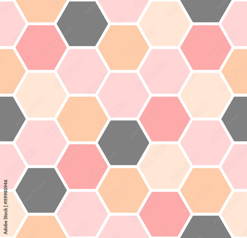 Tapeta Hexagon Seamless Pattern