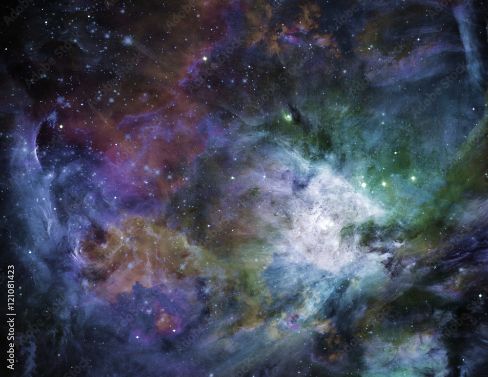 Obraz na płótnie Galactic Space  Some elements