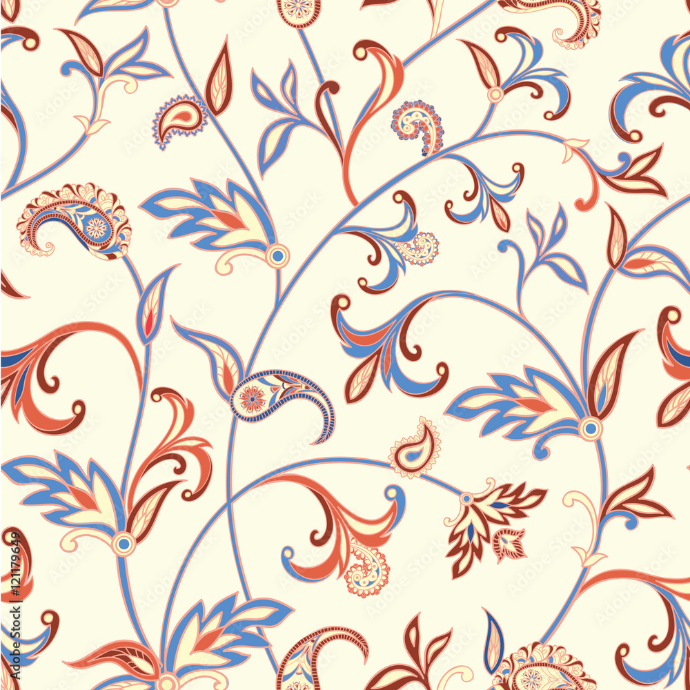 Tapeta Floral seamless pattern.