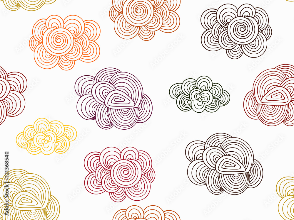 Tapeta Vector Seamless Pattern with