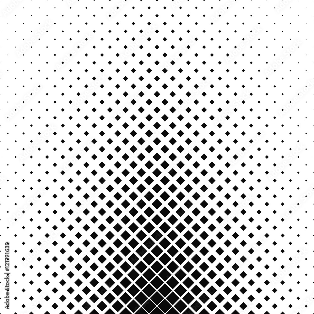 Fototapeta Monochrome square pattern