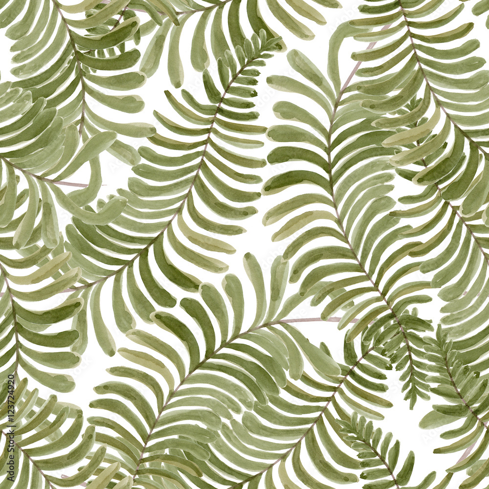 Tapeta Watercolor seamless pattern
