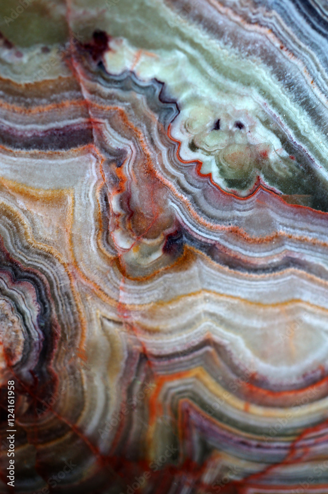 Fototapeta Texture of gemstone onyx