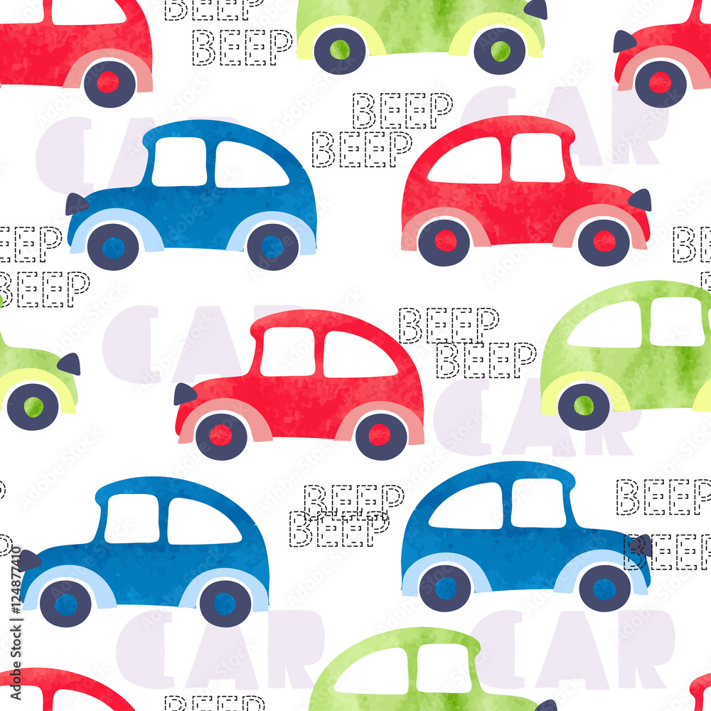Tapeta Seamless pattern with colorful