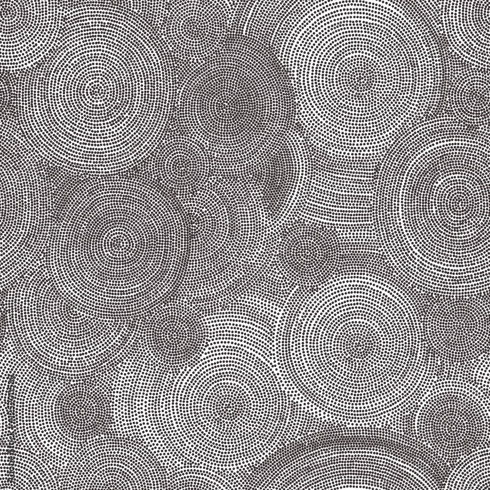 Tapeta Seamless dot spiral pattern.