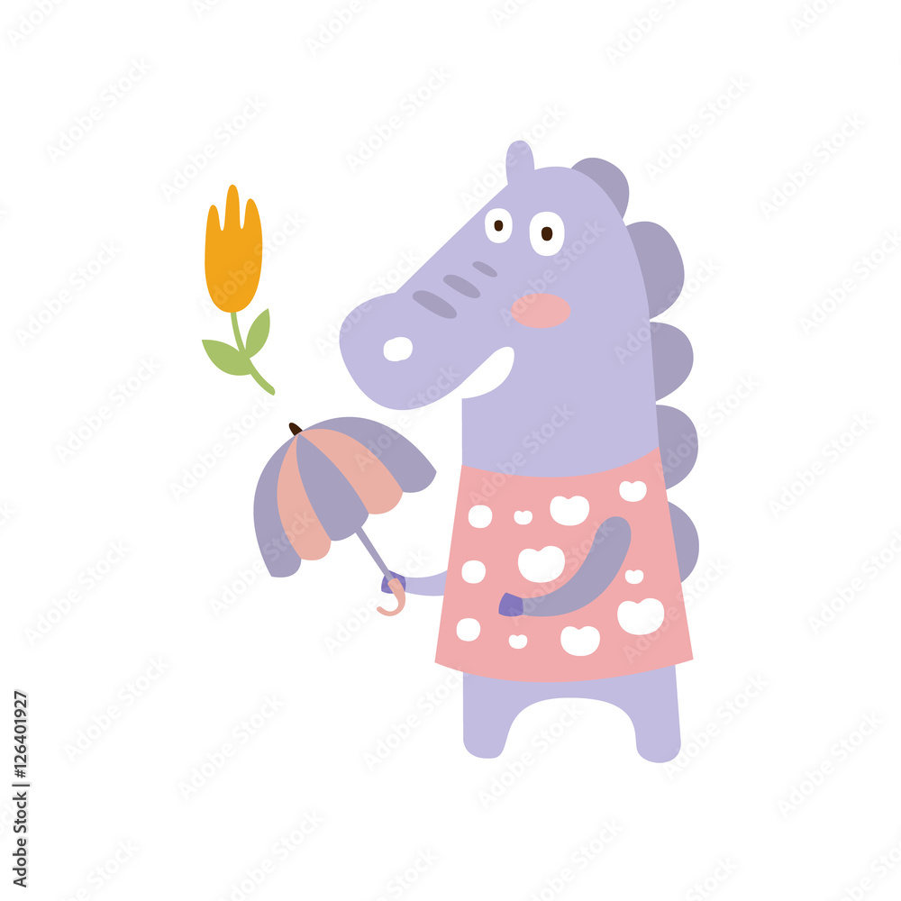 Obraz Pentaptyk Violet Horse In Pink