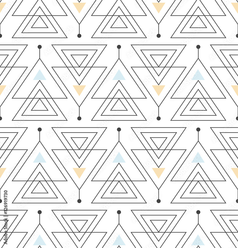Fototapeta seamless pattern with abstract
