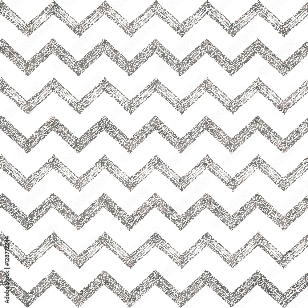 Tapeta Seamless pattern of silver