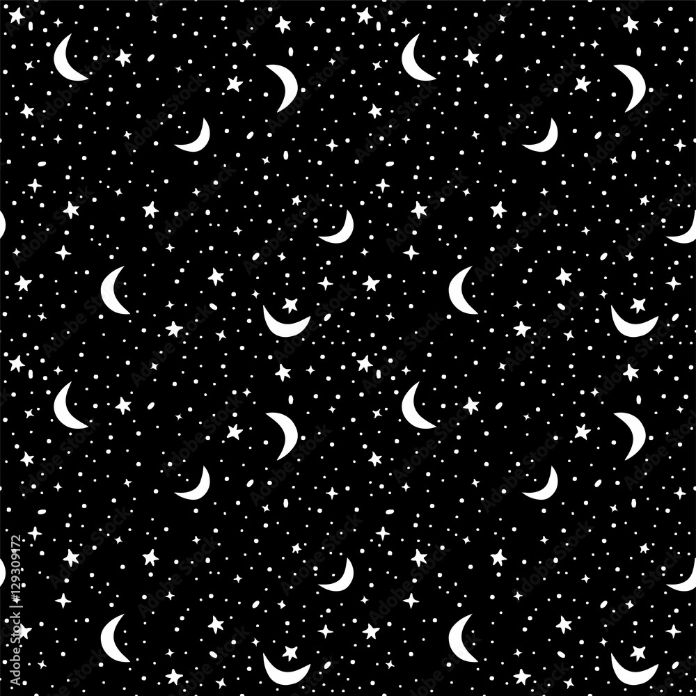 Tapeta Seamless pattern with space in