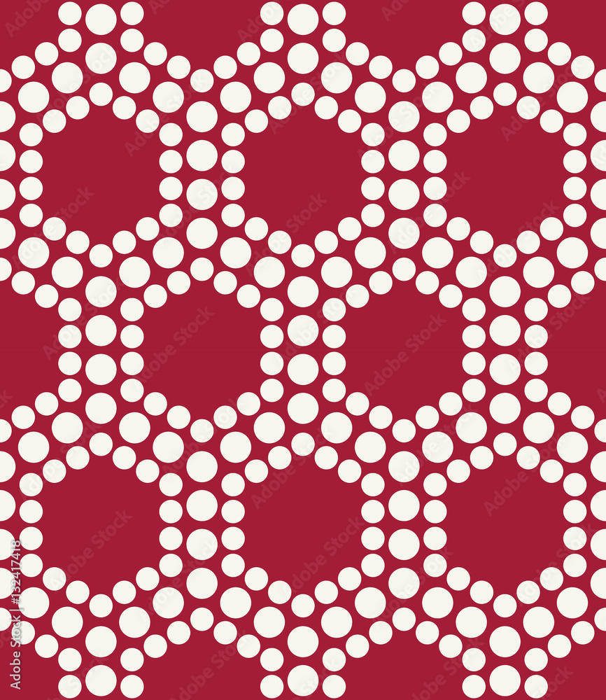 Tapeta Abstract red geometric