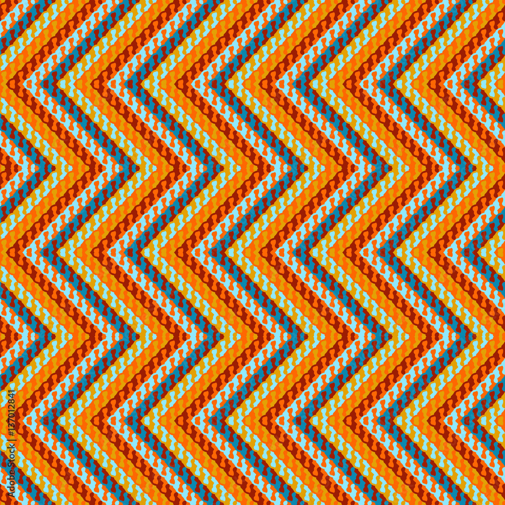 Tapeta Zigzag geometric pattern