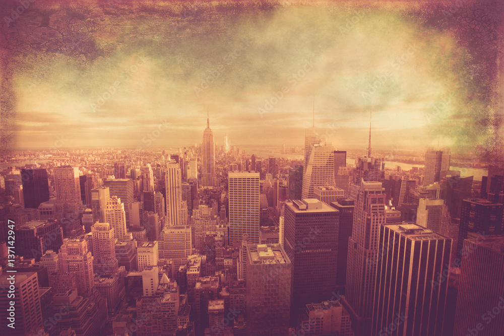 Fototapeta New York City skyline view