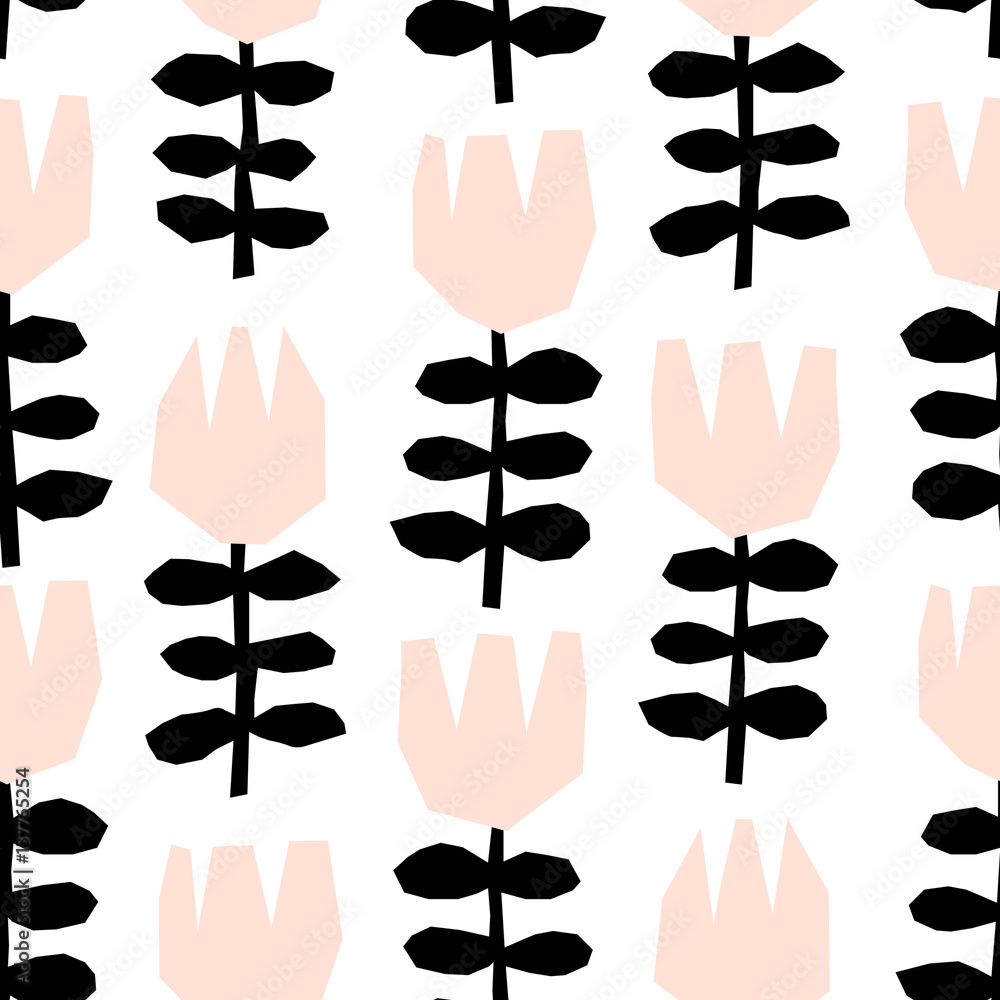 Tapeta Abstract Floral Pattern