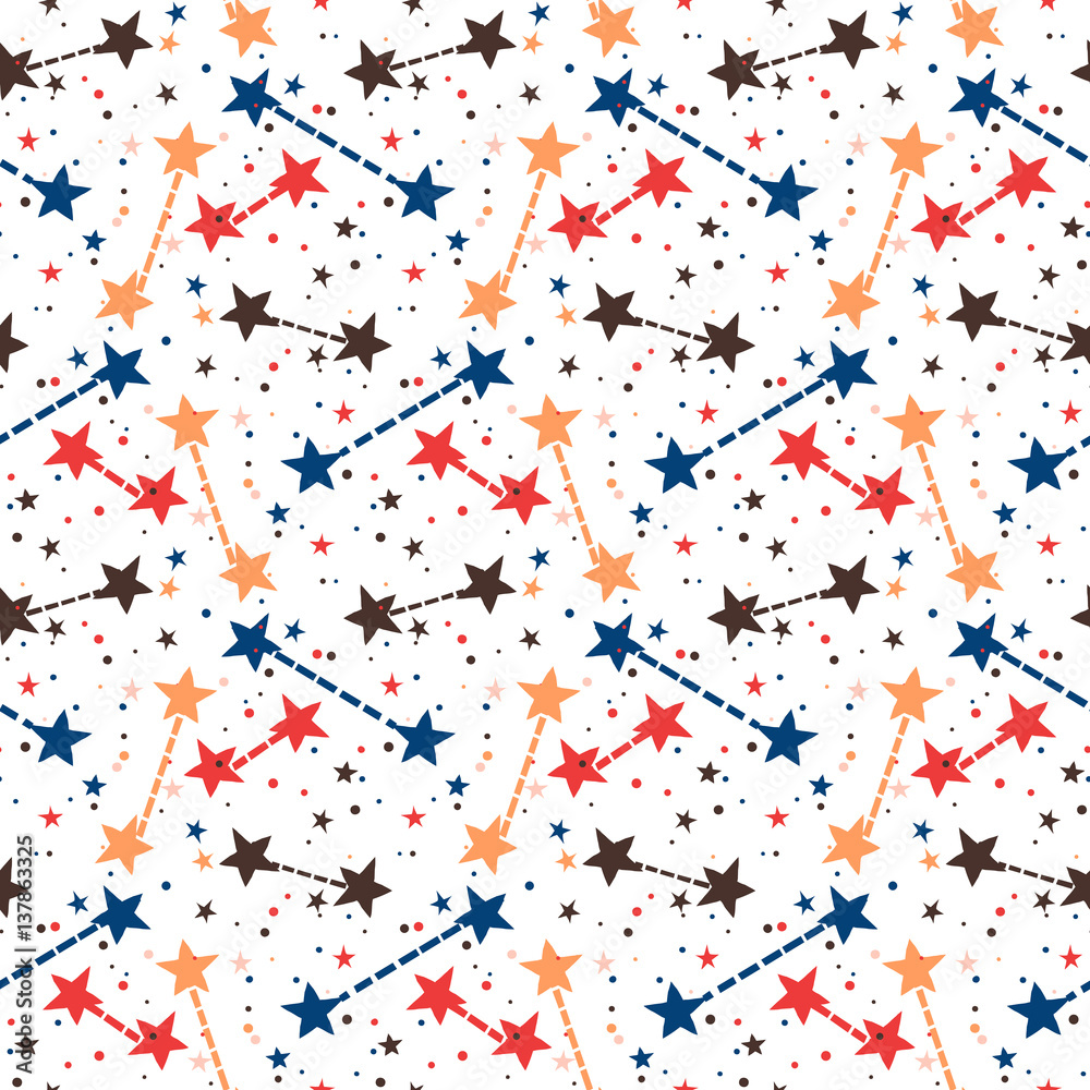 Tapeta Pattern with stars