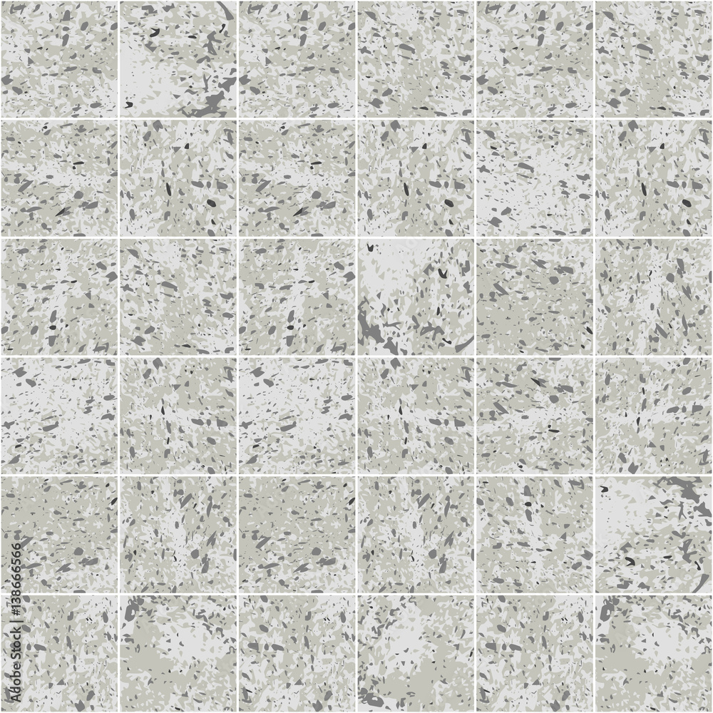 Tapeta Concrete square tile grey