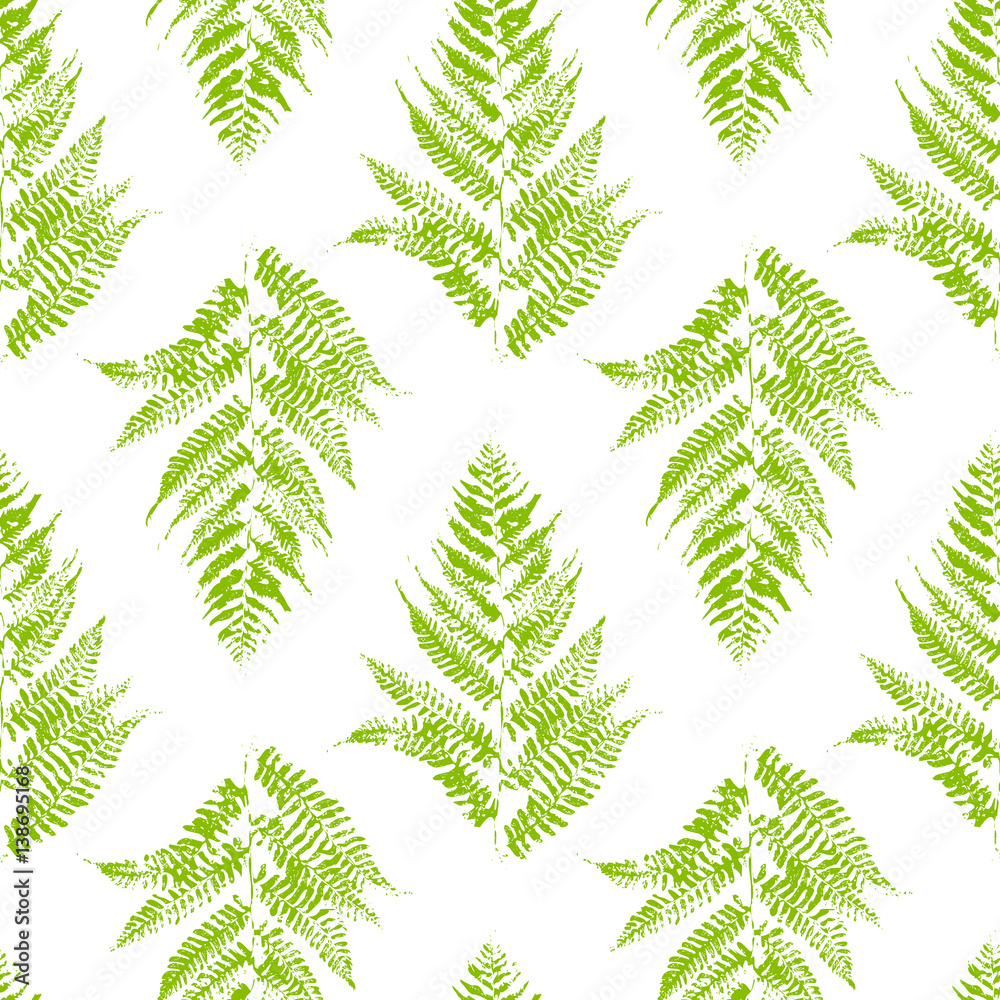 Tapeta Seamless pattern with fern
