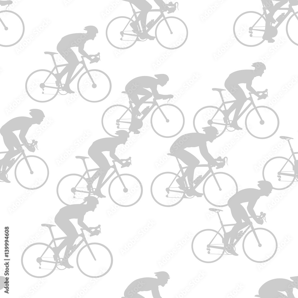 Tapeta Bicycle drivers pattern